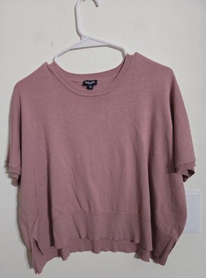 Pre-loved SPLENDID Women's Pink Short Sleeve Knit Casual Top Sz S
