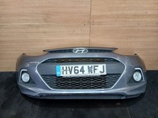 HYUNDAI I10 MK2 FRONT BUMPER GREY V3G (SLIGHTLY DAMAGED)