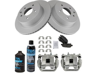 Rear Brake Pad Rotor and Caliper Set fits Nissan Rogue Select 2014-2015 38MSTY