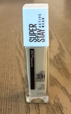 Maybelline Superstay Active Wear 24HR Foundation 140 Light Tan Sealed