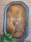 Antique Portrait in Wood Frame with Beveled Glass, Antique frame, Gallery Wall,