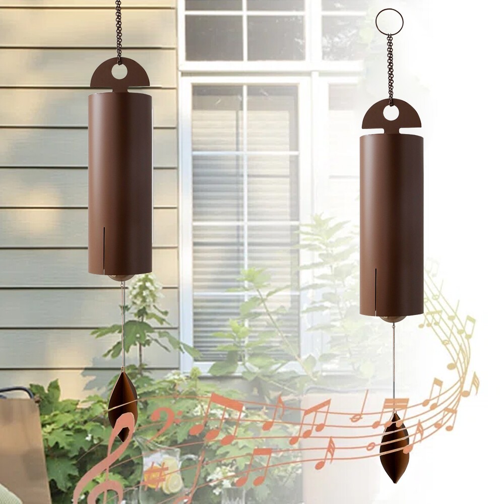 Large Deep Resonance Serenity Bell Heroic Windchime Home Outdoor Yard Decoration