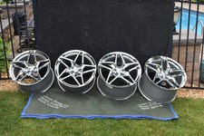 2019 ZR1 CORVETTE OEM CHROME WHEELS--OPTION "Q9K"--EXCELLENT