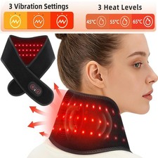660nm & 850nm Red Light Therapy Neck Wrap wit...