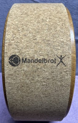 Mandelbrot - The Finest Cork Yoga Wheel 13  OD X 5  Wide
