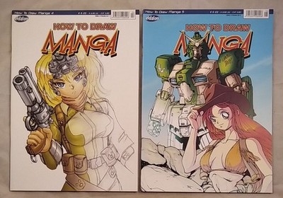 How To Draw MANGA, 4 und 5 (2 Hefte). Dunn, Ben, Joseph Wight und Rod Espinosa: