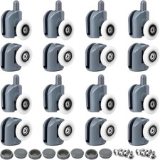 Shower Door Rollers Set of 16 Single Shower Door Runners/Wheels/Pulleys/Guides 2
