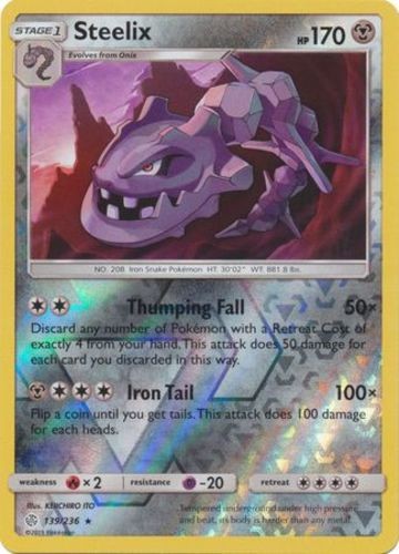 Steelix - 139/236 - Reverse Holo - Lightly Played