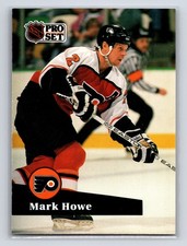 1991-92 Pro Set - Mark Howe #182 Philadelphia Flyers Hockey Card