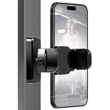 Gym Golf Cart Magnetic Phone Holder 360  Adjustable for 4.7-6.5" iPhone Samsung