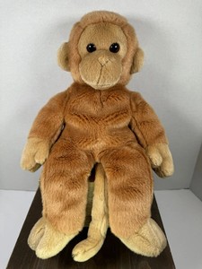Ty Beanie Buddy Bongo The Monkey 14” Beanbag Plush 1998 No Tag