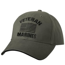 Rothco Vintage Veteran Low Profile Cap Adjustable Cotton One Size, Marines