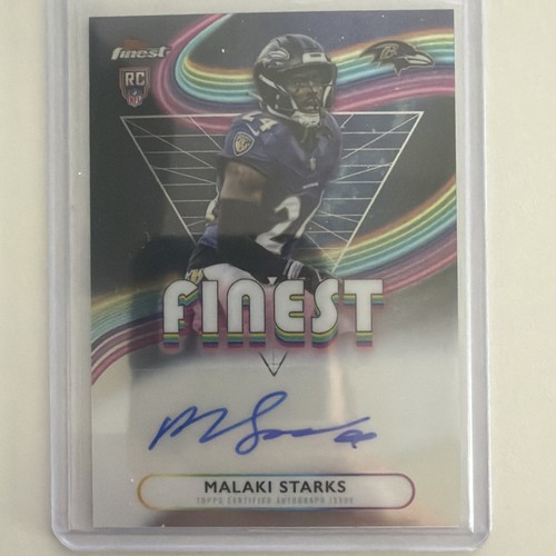 2025 Topps Chrome - Rookie Autographs Malaki Starks #RA-MS (AU, RC)