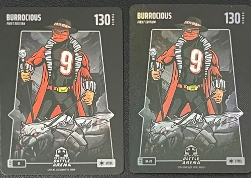2024 Bo Jackson Battle Arena Joe Burrow Burrocious Steel &BATTLEFOIL 1st Edition