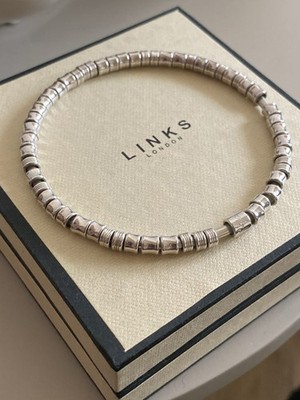 Sehr seltener echter LINKS OF LONDON allerlei Sterlingsilber Armreif mit Box