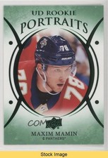 2018-19 Upper Deck UD Portraits Rookies Green Maxim Mamin #P-82 READ 0nr3