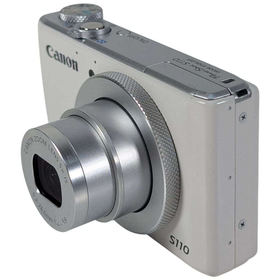 Cámara digital Canon PowerShot S110 (blanca) • Funda + SD 32 GB • Excelente Foto 4 de 4