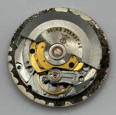 MSR S76/28 Uhrwerk Garrard Datum 21 Jewels Swiss Automatisch Teile 25.9mm