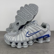 Nike Shox TL Total Shox - Men's Size 7.5 - CN0151-001 Wolf Grey/Silver/Blue
