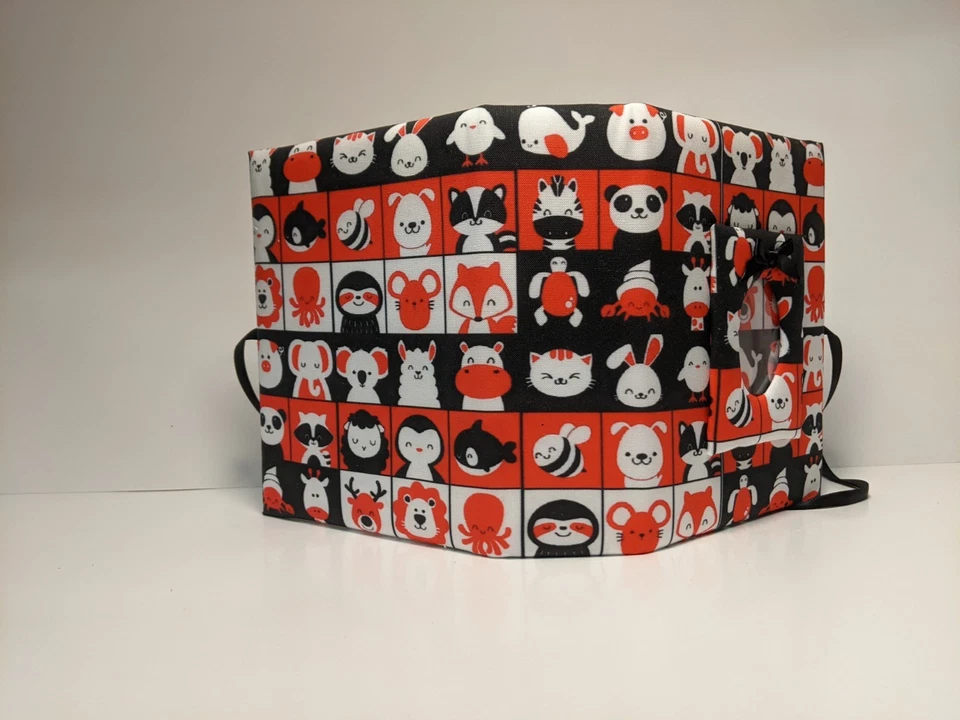 Red Black and White Animals Photo Album -Holds 100 4x6 Photos - Handmade - Image 3 of 4