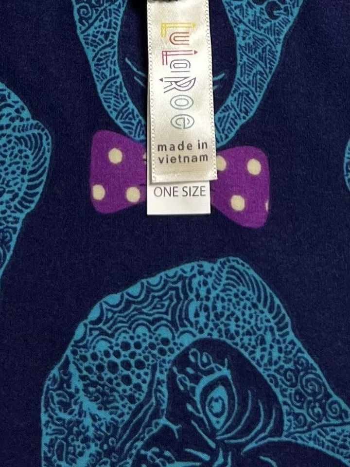 Leggings LuLaRoe OS Talla Única Raro Animal Difícil de Encontrar Colorido Punto MONO Mono Chimpancé Zoo Foto 4 de 4