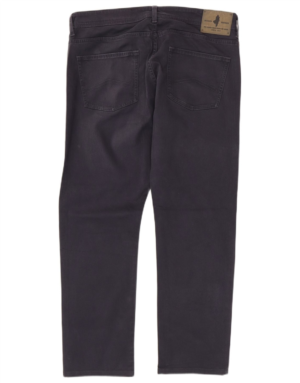 Marlboro Classics Mens Regular Tapered Jeans W33 L28 Navy Blue Cotton DQ13 image 2