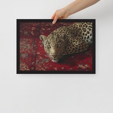 Framed photo paper poster