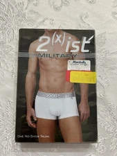 New! 2xist Military Modal Brief Underwear White Mens Size M NWT Rare