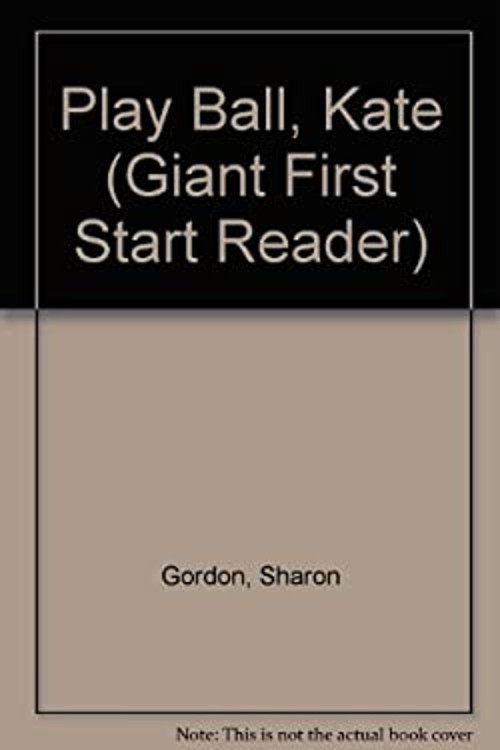 Play Ball, Kate! Paperback Sharon GordonFree US Delivery | ISBN:0893755265