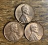 1964D, 1965 & 1969D Lincoln Memorial Cents AU Free Shipping Lincoln Memorial