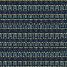 Knoll Textiles Sutton Lily Pond Textured Stripe Blue Upholstery Fabric