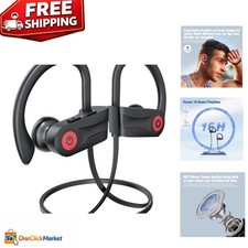 Lightweight Wireless Earbuds with Deep Bass  16-Hour Playtime for Workouts