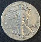 1943 Walking Liberty Half Dollar, 90% Silver