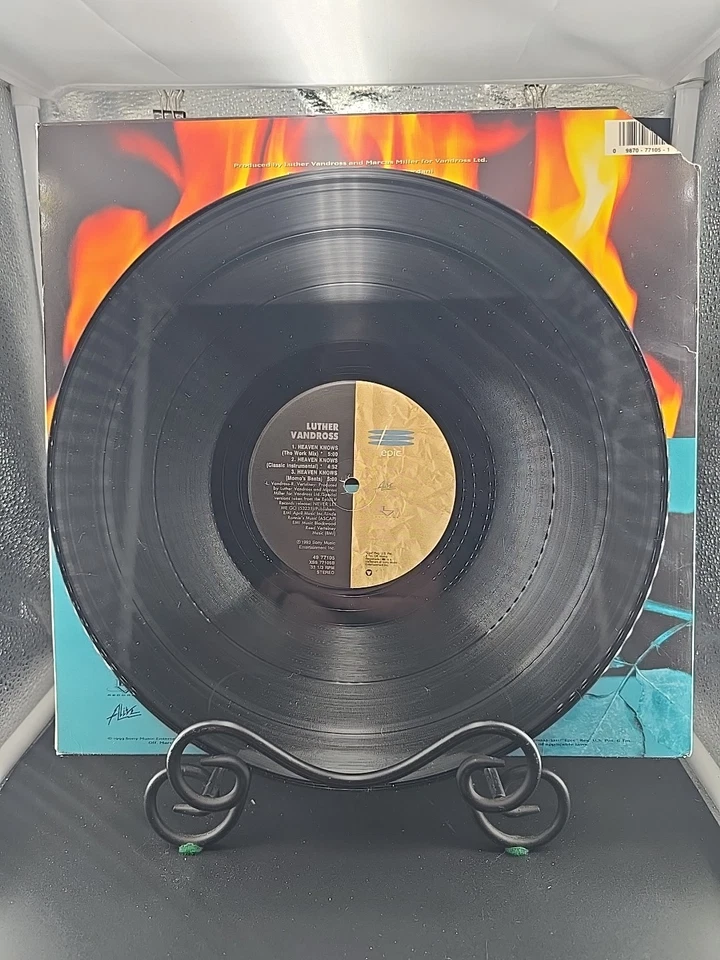 Luther Vandross Heaven Knows 1993 Epic Records 12" Single VG+/VG+ - Image 4 of 4