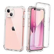 Case Compatible with iPhone 13 6.1 Inch 360 Degree Transparent/Green