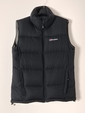 Berghaus Gilet Womens M UK12 Black Down Padded Sleeveless Puffer Jacket