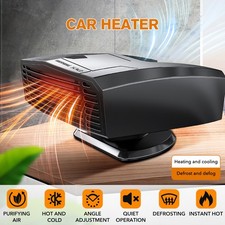 150W Heater Portable Heating Cooling Fan Defroster Demister for Car Truck 12V