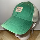 Polo Ralph Lauren Country Patch Green Trucker Leather Strap Hat Rare Cap — photo 1