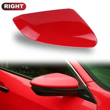Rearview Mirror Cap Cover Right Passenger Side Red Fit for HONDA CIVIC 2016-2021