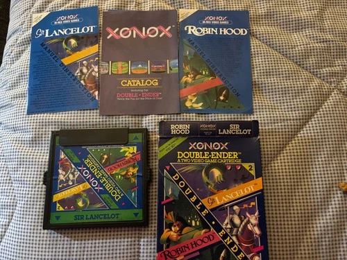 Commodore Vic 20 XONOX double ender cartridge Robin Hood/Sir Lancelot