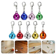 45 Pcs Collars Bell for Cat Cartoon Animal Bells Keychain Pendant Charm