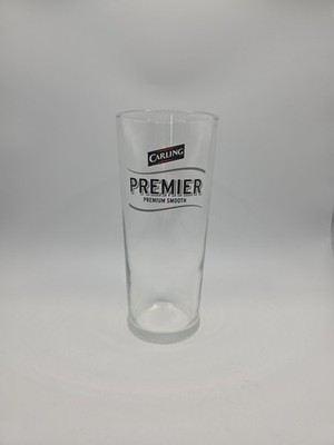 Carling Premier Premium glattes Pint Glas Sammlerstück Breweriana Lager Bier Bar