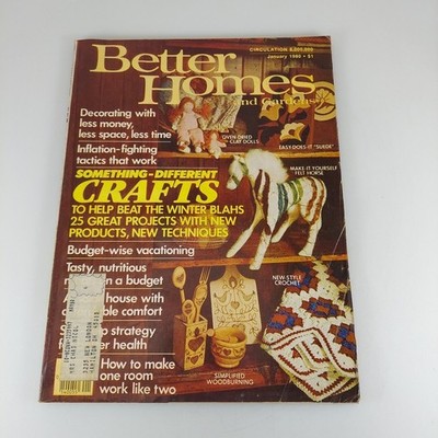 Better Homes And Gardens Magazine Jan 1980 Something Different Crafts