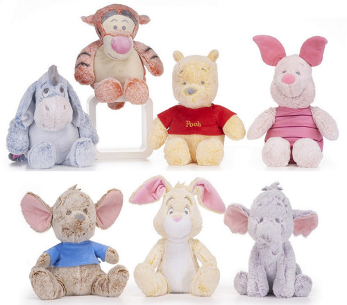 NEW OFFICIAL 12" DISNEY WINNIE THE POOH SNUGGLETIME PLUSH SOFT TOY EEYORE PIGLET