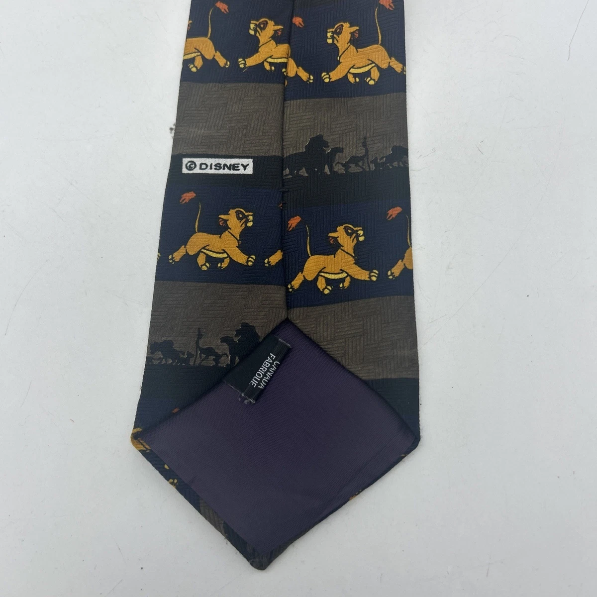 Lion King Mens Tie Simba Disney Navy 152cm Fun Novelty