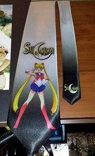 L K Sailor Moon Satin Neck tie - Senshi Usagi Tsukino Tuxedo mask Luna