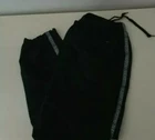 SS18 Supreme Tonal Taping nylon track pant size M medium black