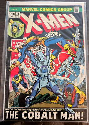 コバルトマン X-MEN #79 1972 Marvel Gil Kane Cover Art Cobalt Man | eBay