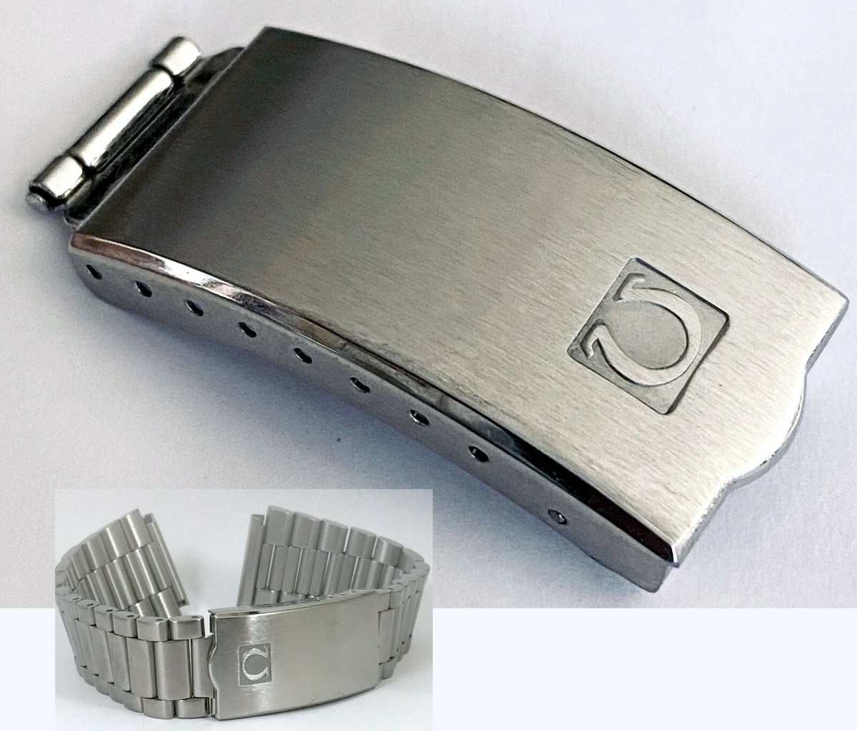 OMEGA New MARK IV Speedmaster Stainless Deployment Clasp OMEGA New MARK IV Speedmaster Stainless Deployment Clasp