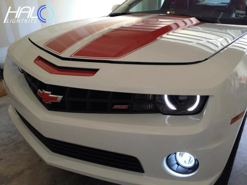 2010-2013 CHEVY CAMARO RS Weiß Plasma Halo Scheinwerfer Licht Kit 2 Ringe ORACLE - Bild 4 von 4